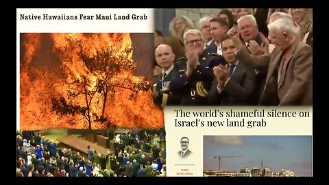 Canada Ukraine Nazi Celebration Spotlights Hawaii Holocaust Maui Lahaina Palestine Israel Land Grab