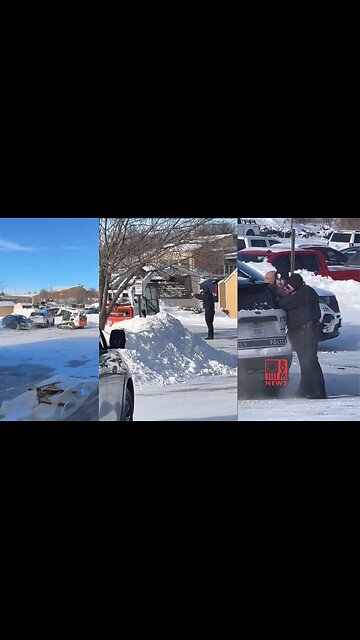 WILD: Police Attacked With A Skid Loader In Lincoln, Nebraska