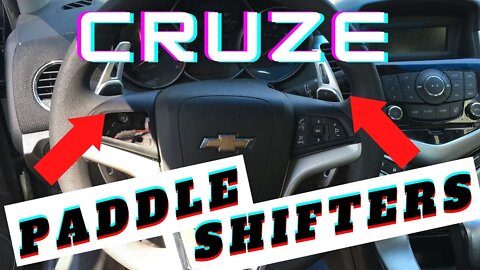 CRUZE paddle shifters / testing and new parts for www.supercruzes.com