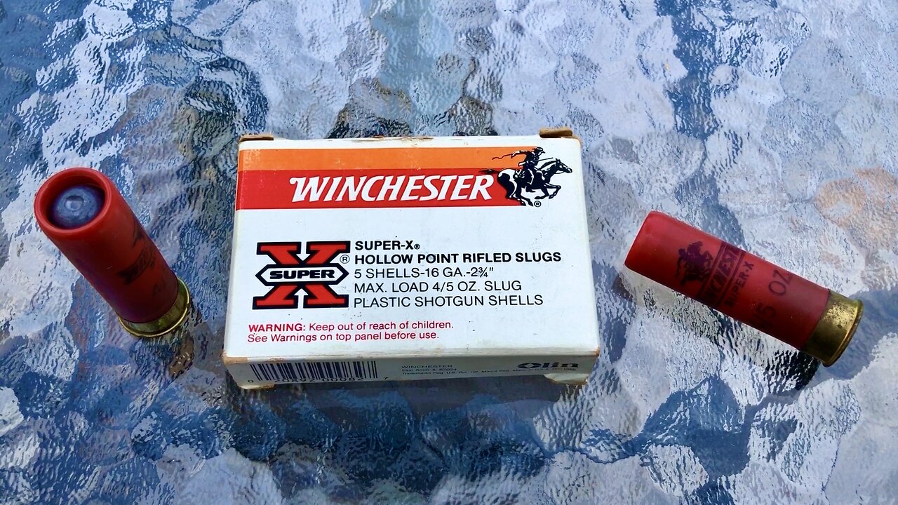 Vintage Winchester 16 Gauge 4/5 Ounce Rifled Slug - Breakdown
