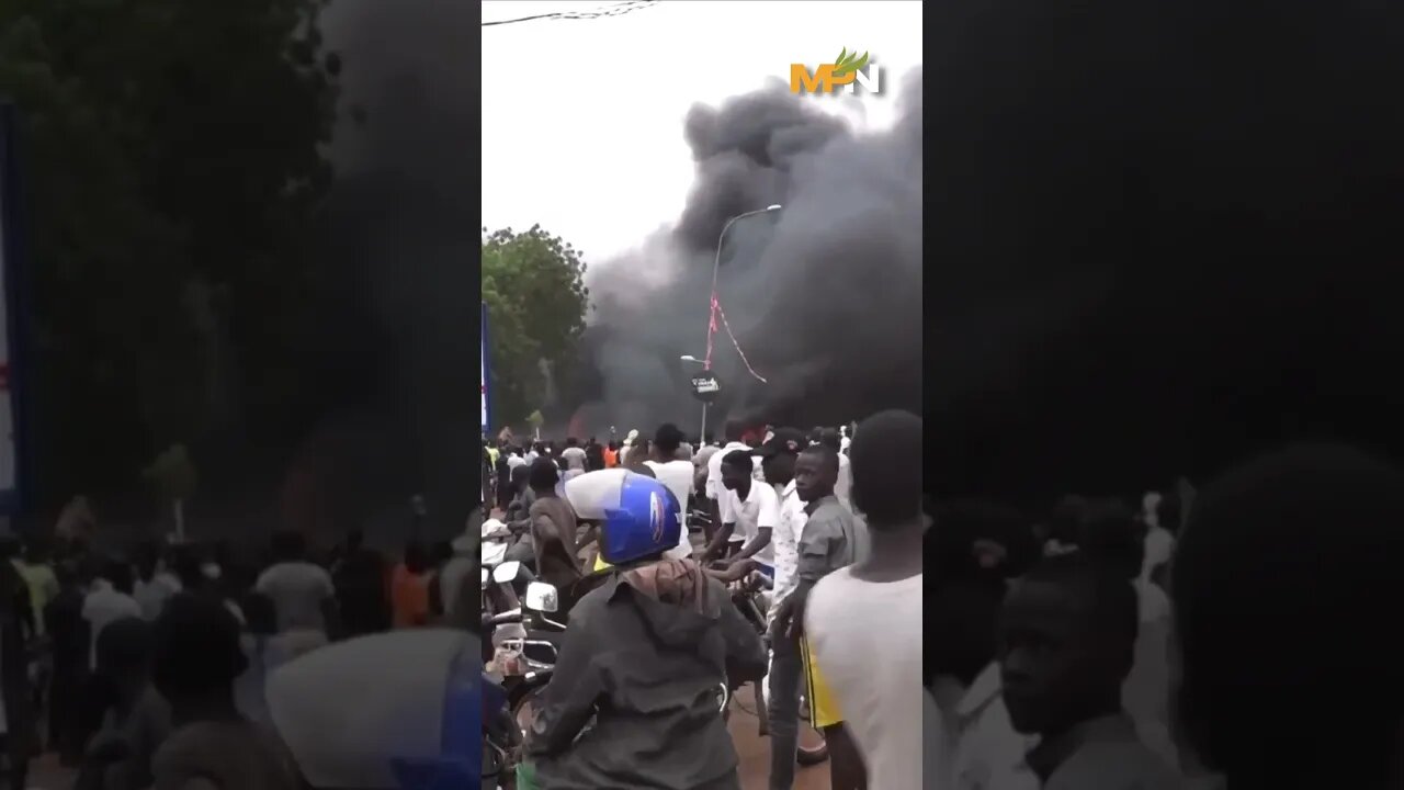 Protesters throughout Niger after soldiers ousted President Mohamed Bazoum