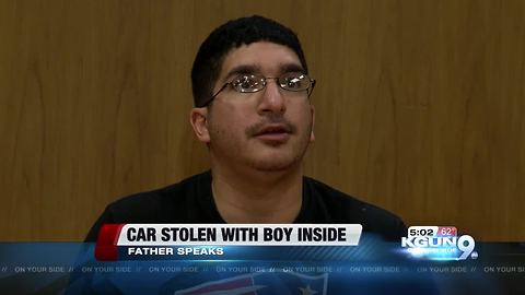 Father of kidnapped boy thanks officers, community