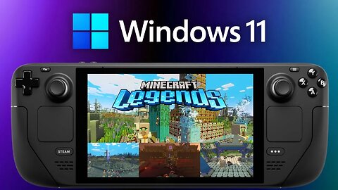Minecraft Legends (Gamepass) | Steam Deck - Windows 11
