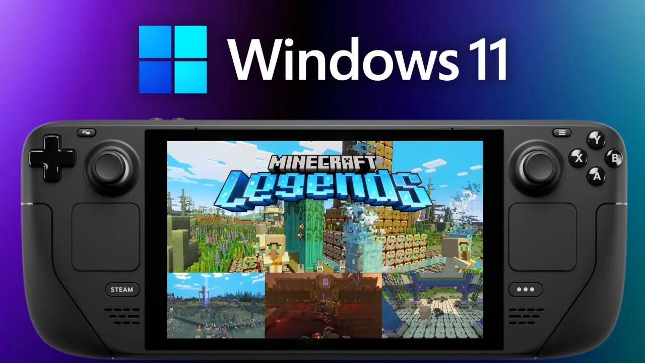 Minecraft Legends (Gamepass) | Steam Deck - Windows 11