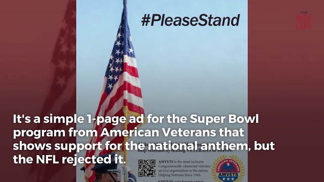 NFL Rejects Super Bowl Ad That Supports Standing For Anthem