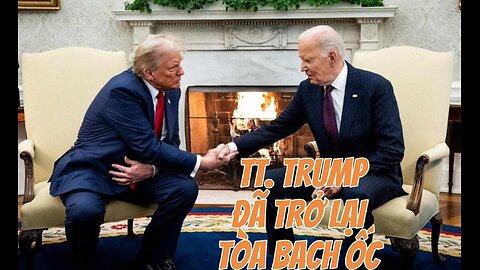 13/11/2024 TỔNG THỐNG TRUMP ĐÃ TRỞ LẠI TÒA BẠCH ỐC