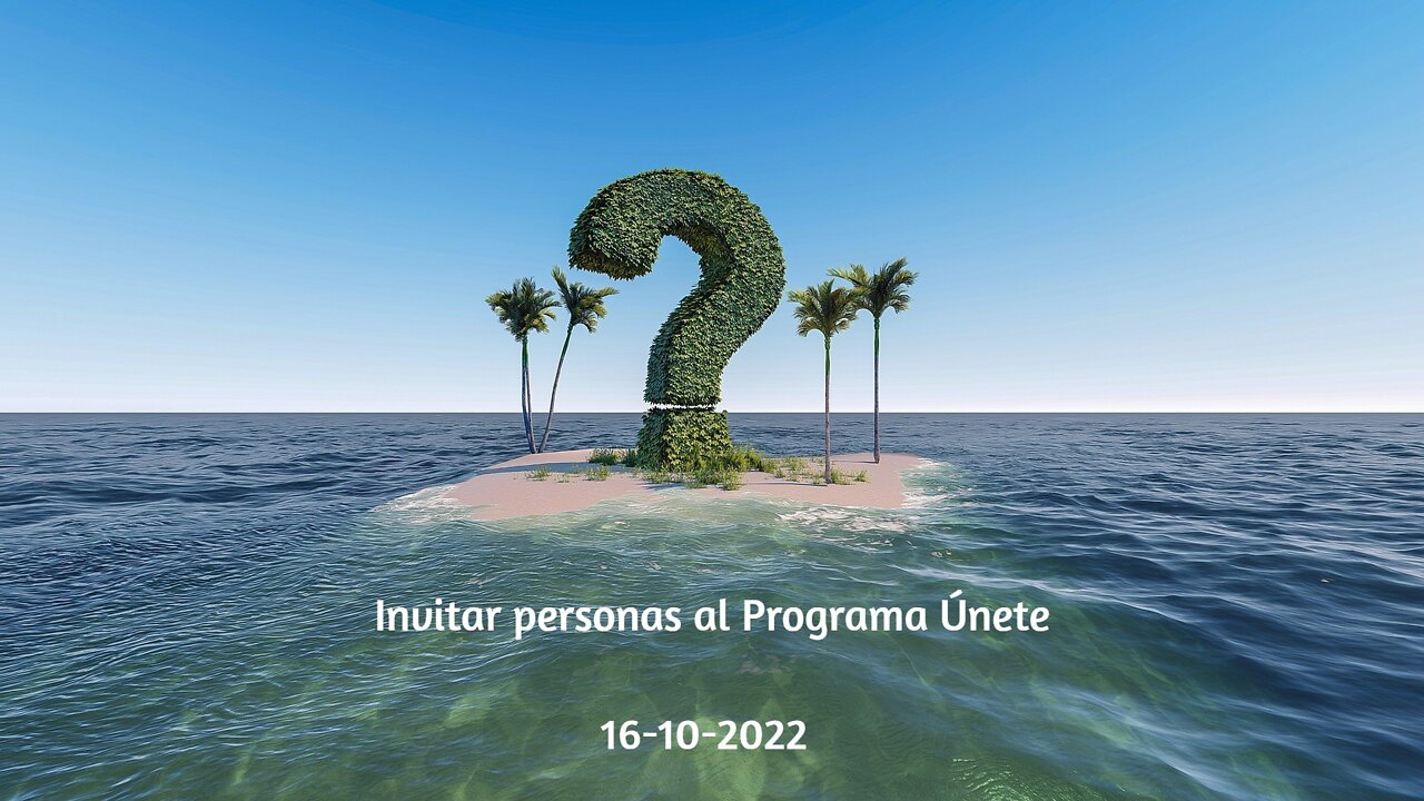 Invitar personas al Programa Únete