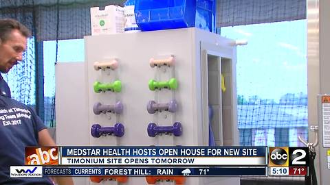 MedStar Health new sports medicine and orthopaedic site opens Tuesday in Timonium
