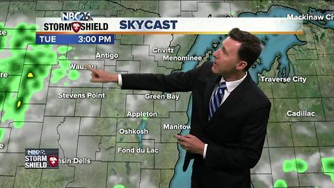 Michael Fish's NBC26 Storm Shield weather forecast