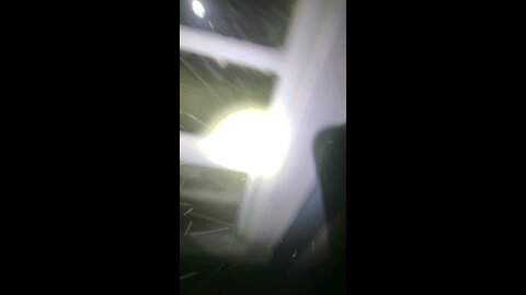 Closing the chicken door in snow storm