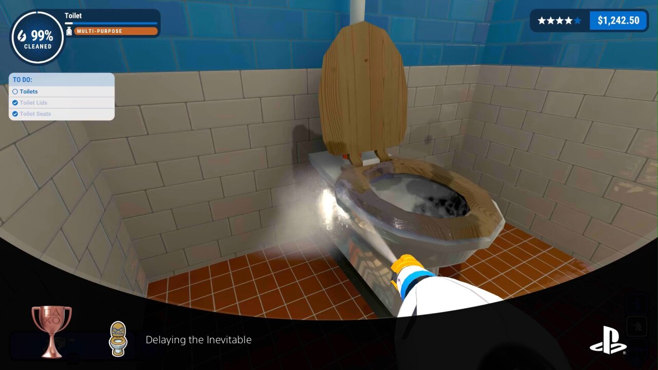 Platinum Walkthrough Power Wash Simulator PS5 - Trophy #21 Delaying The Inevitable