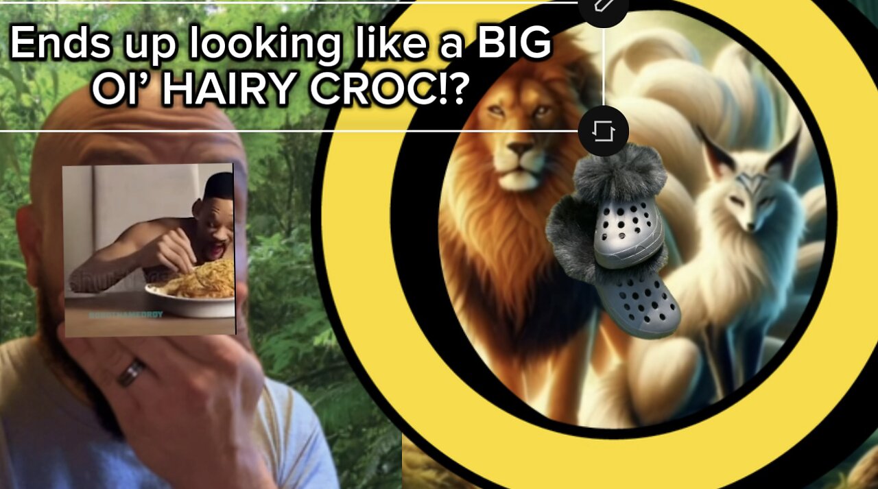 LOOKS LIKE A BIG HAIRY C**K?!? AI ANIMAL MASH UP!! #AIVideo