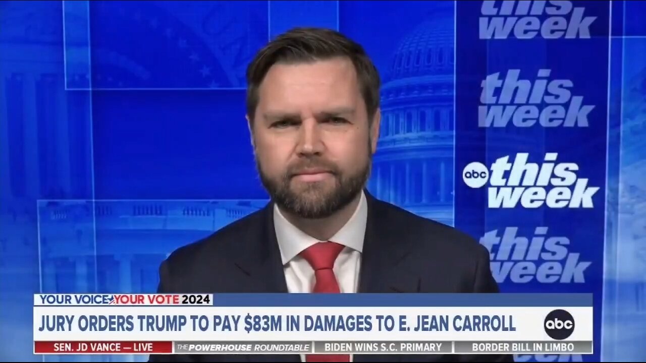 Sen JD Vance RIPS Left Wing Jurisdictions Against Trump