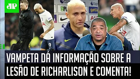 "SAIU O RESULTADO do EXAME do Richarlison e..." Vampeta DÁ INFORMAÇÃO sobre LESÃO e FICA ALIVIADO!