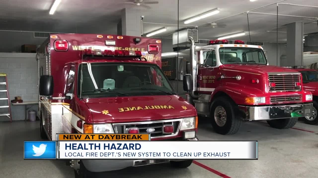 West Bend Fire Department using new system to clean up exhaust