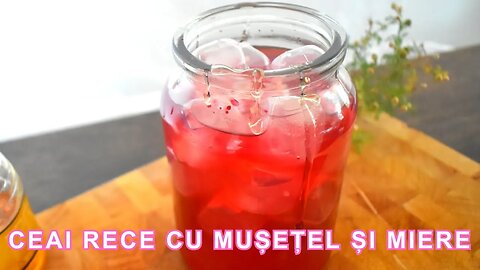 Ceai Rece Rose cu Mușețel și Miere | Rețetă Răcoritoare