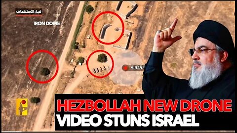 Lebanon Releases ANOTHER SHOCKING DRONE Video of Israel's Sensitive Sites (Iron Dome Crushed)
