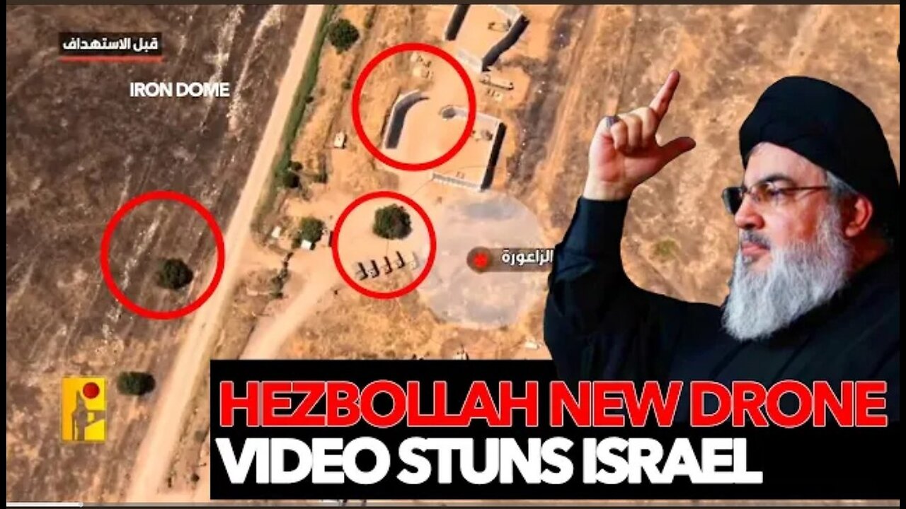 Lebanon Releases ANOTHER SHOCKING DRONE Video of Israel's Sensitive Sites (Iron Dome Crushed)