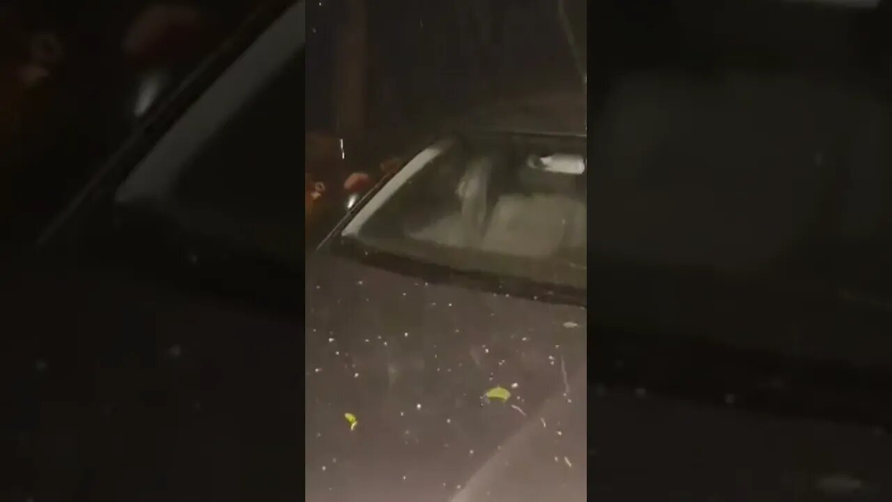 Hail Storm. #storm #hailstorm #hail