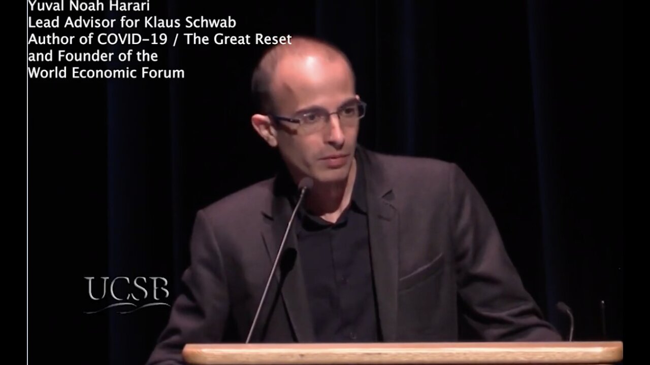 WEF Member Evil Harari Freedom Is Just Another Myth that Humans Have Invented
