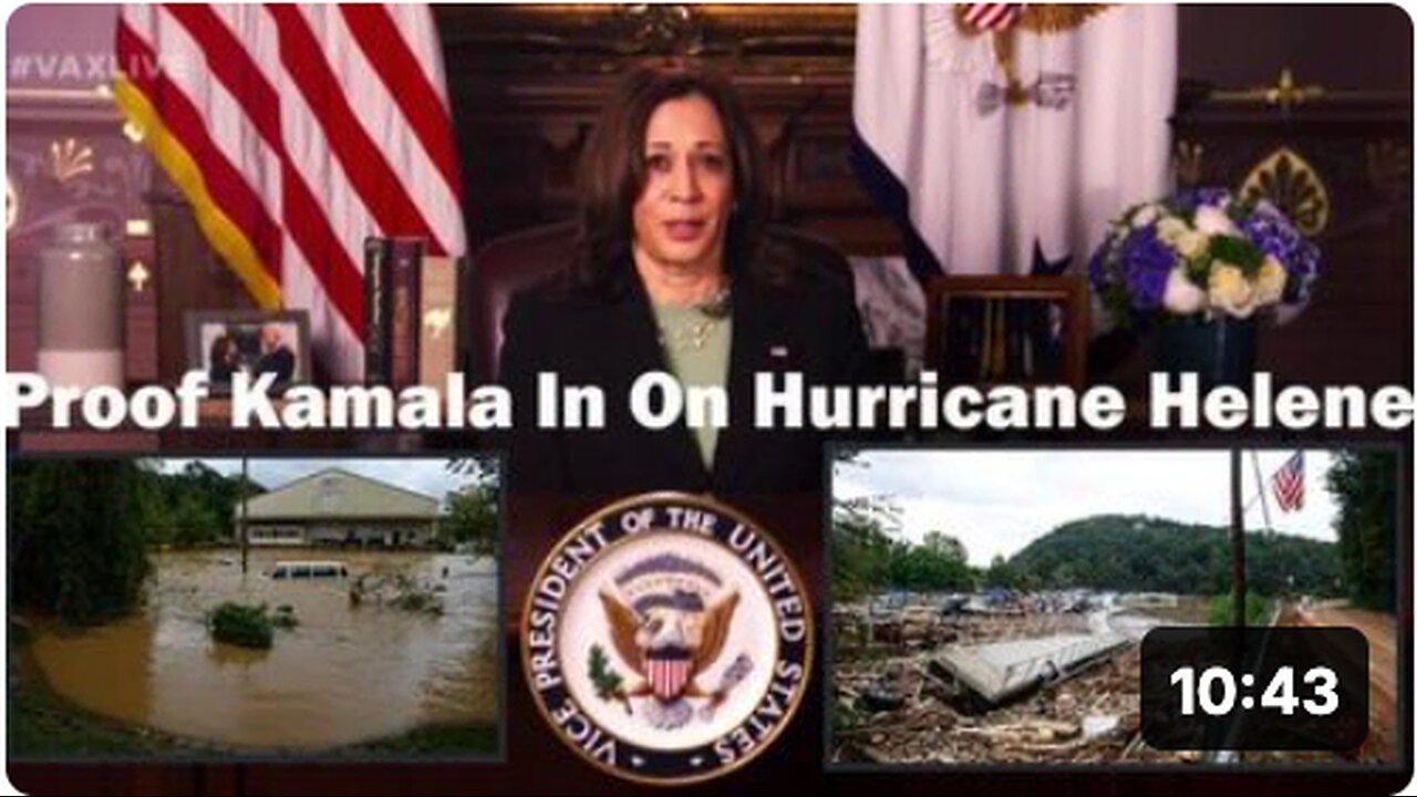 Proof Kamala Harris Part Of Hurricane Helene Extermination