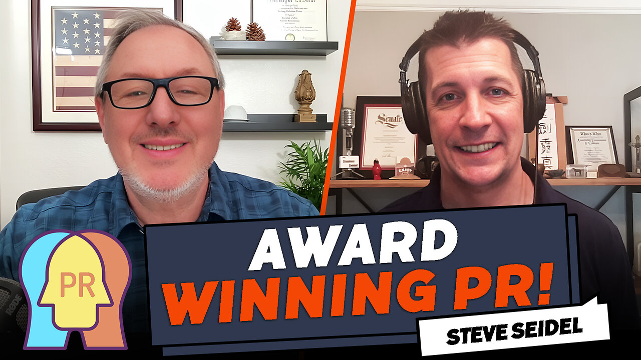 Award Winning PR! Steve Seidel & Tony DUrso | Entrepreneur #smallbusiness #socialmedia #influencer