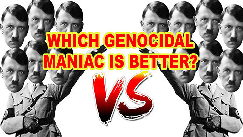 Vote For Six Headed Zombie Hitler To Stop Seven Headed Zombie Hitler