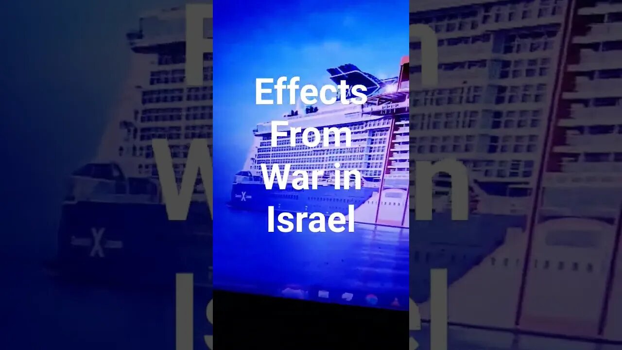 War in Israel causing cruise itinerary changes. #shortsvideo #shorts #short CRUISE NEWS TODAY