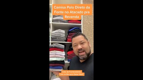 Camisa Polo No Atacado pra Revenda