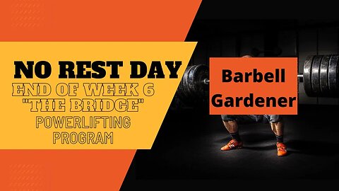 Aug 7, 2022 back to back workouts. End of week 6 The Bridge Powerlifting