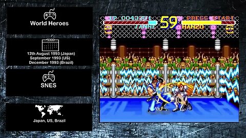 Console Fighting Games of 1993 - World Heroes
