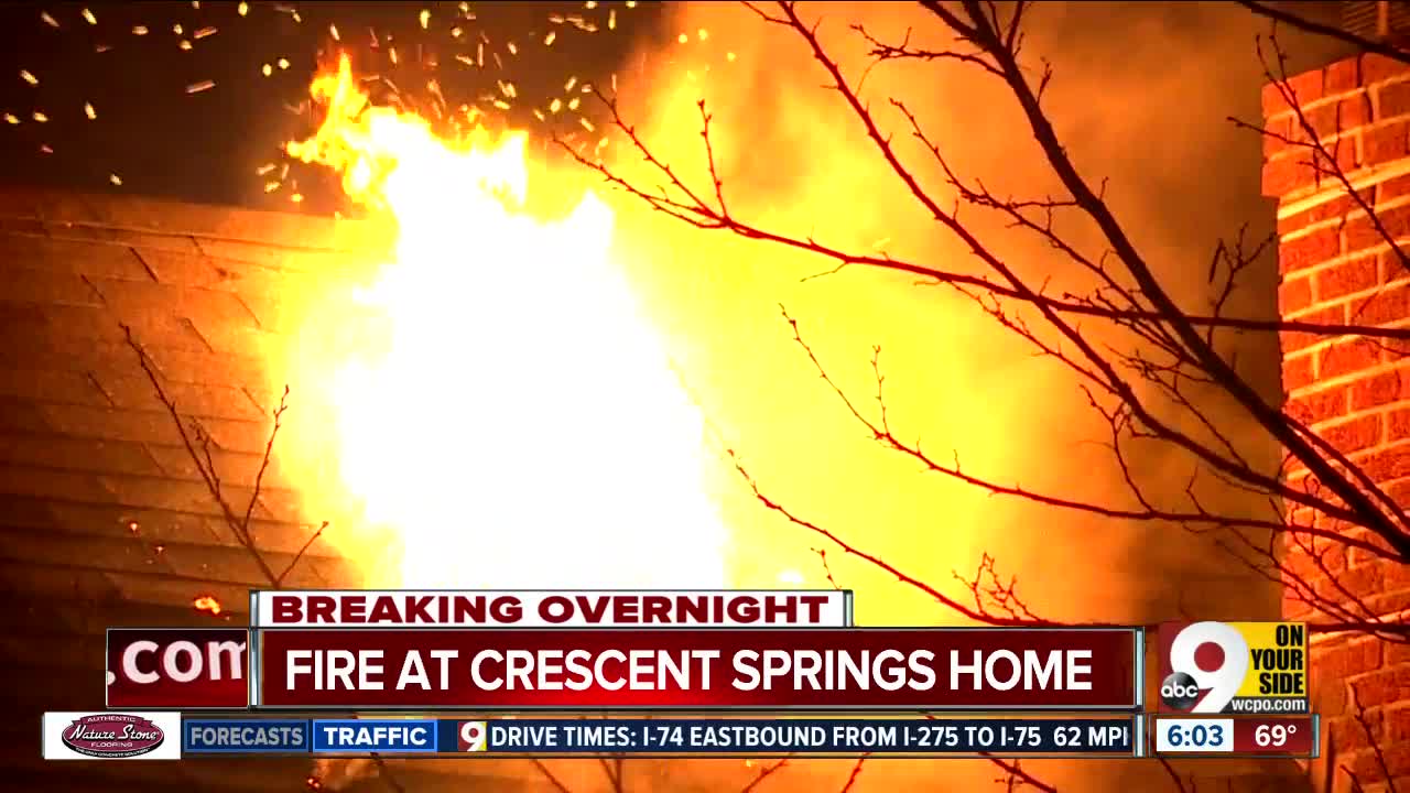 Wind gusts fueled fire that destroyed Crescent Springs home