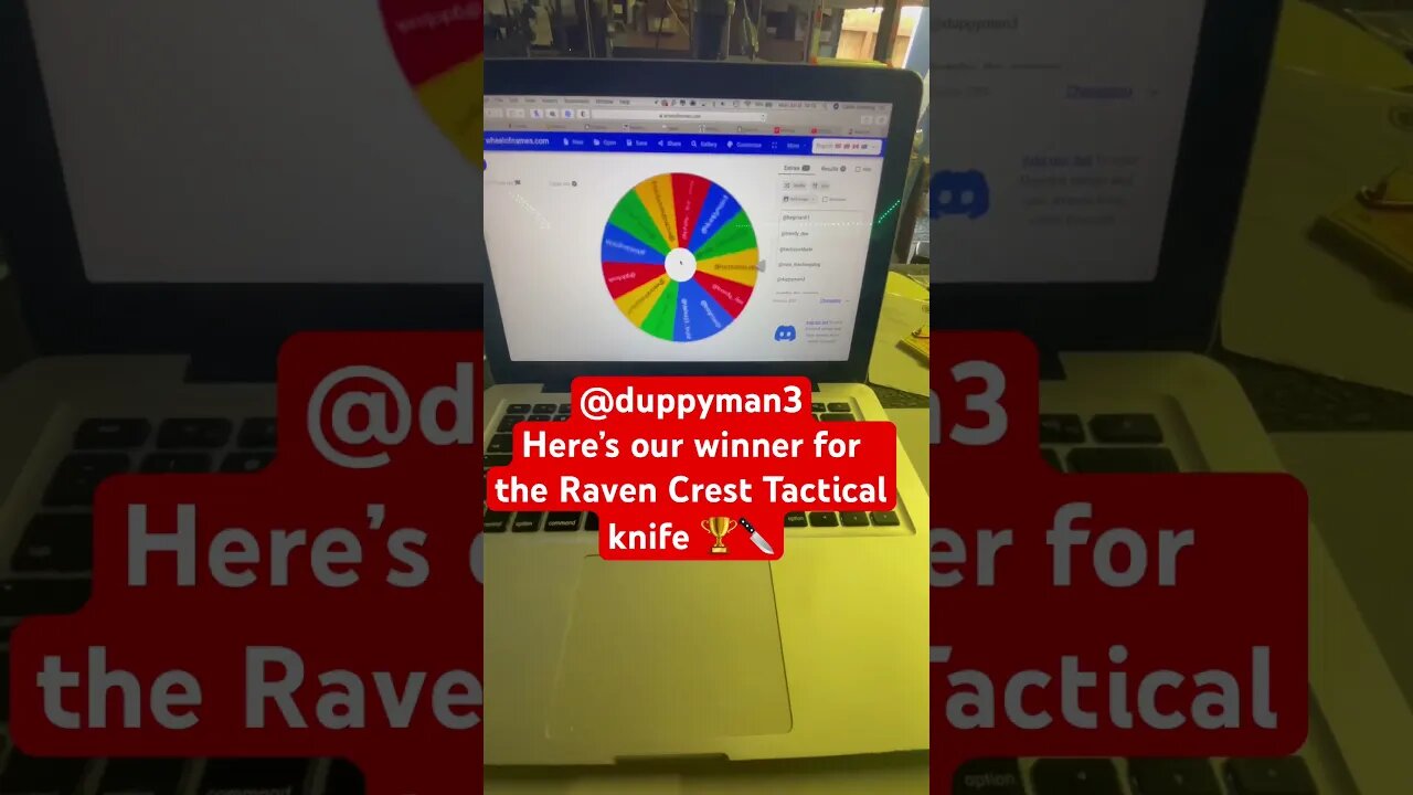 🏆Winner🔪 of the Raven Crest Tactical Knife