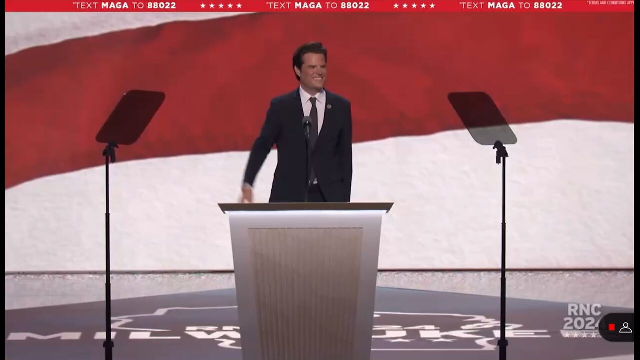 MATT GAETZ REPUBLICAN NATIONAL CONVENTION