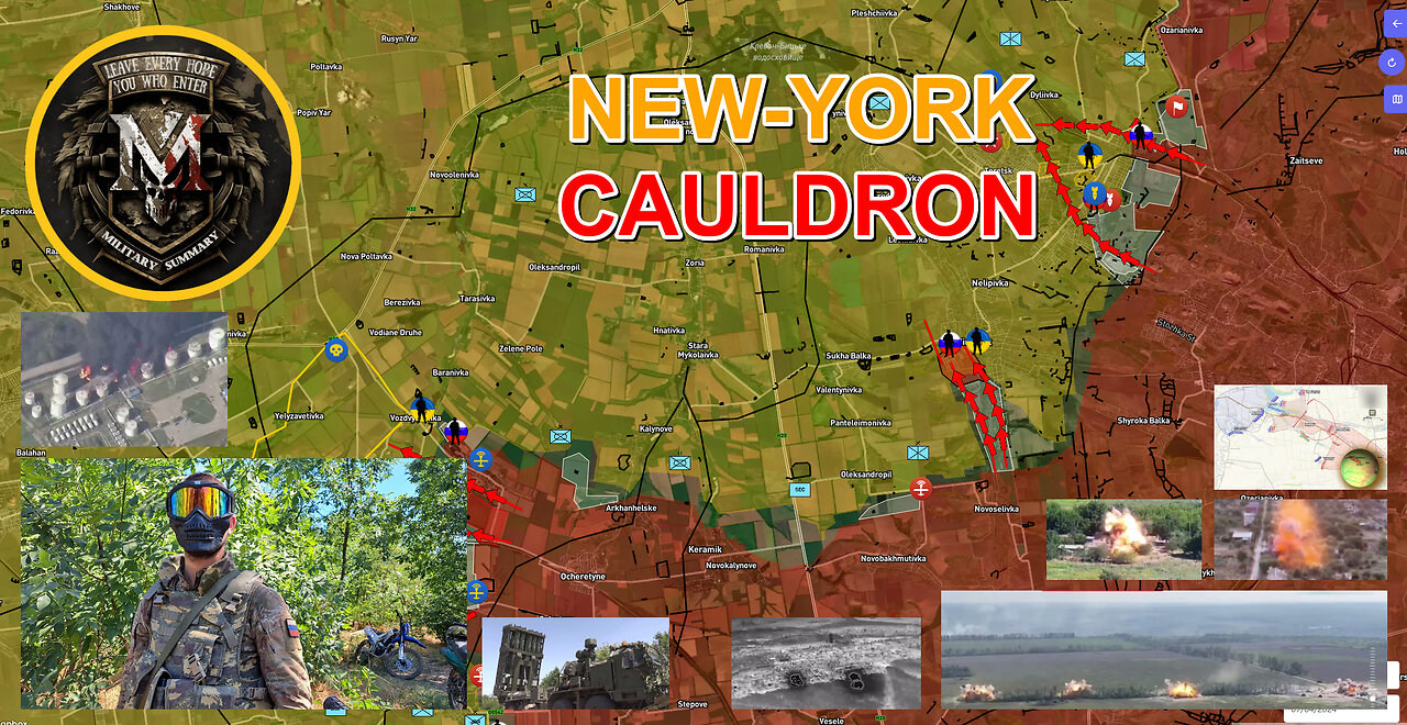 The Heatš„Russians Entered Petrivske Horaš„Large Fuel Depot Was Destroyed. Military Summary 2024.7.4
