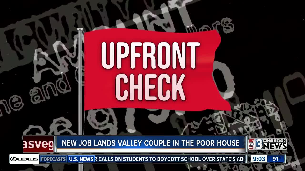New job lands valley couple in poor house