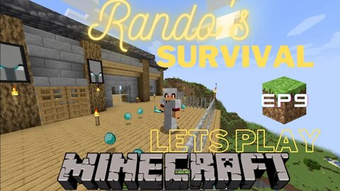 Rando's Minecraft survival Lets Play EP 9 INSTANT DIAMONDS!