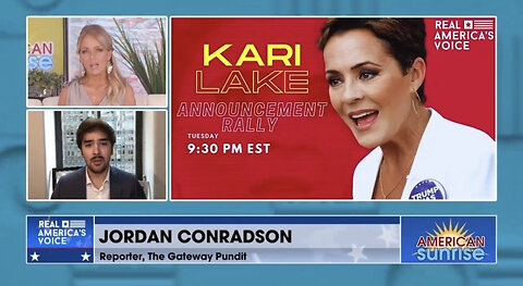 Jordan Conradson Joins RAV American Sunrise to Discuss Kari Lake’s HUGE Announcement