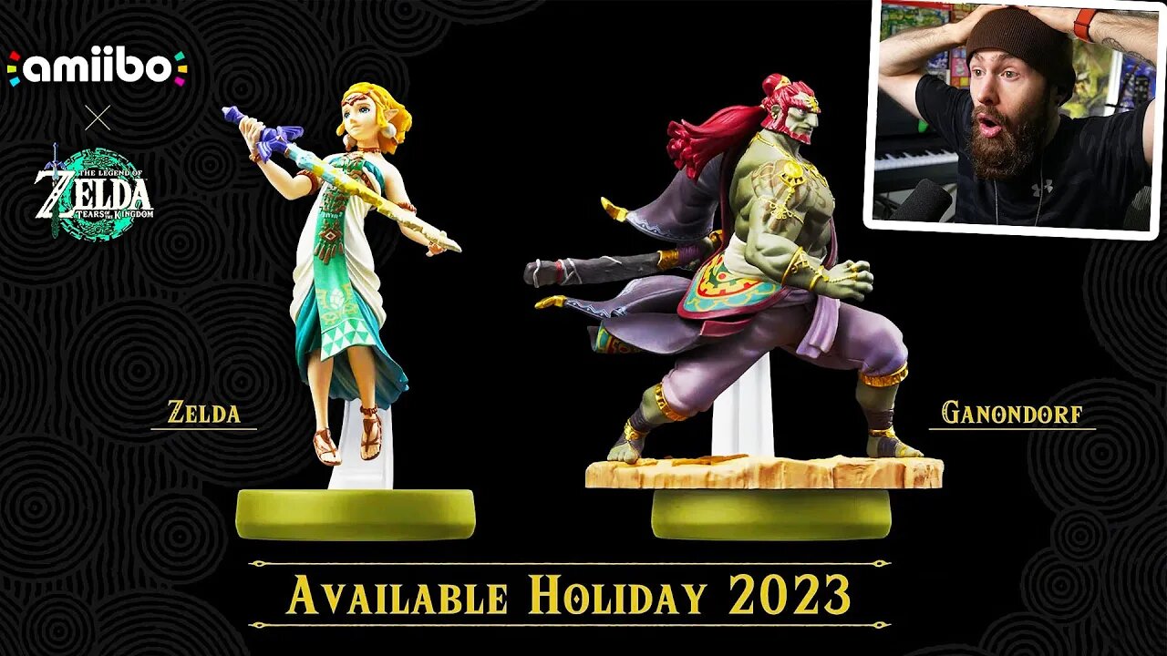 Zelda Tears of the Kingdom - Zelda & Ganondorf Amiibo REACTION!