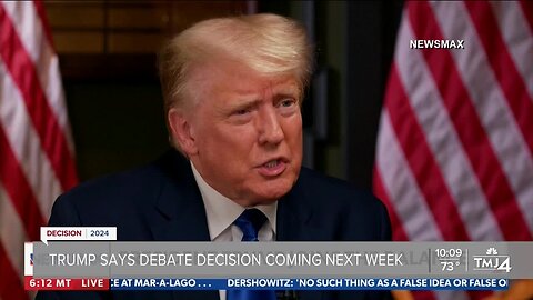 Trump says decision on first GOP presidential primary debate coming next week