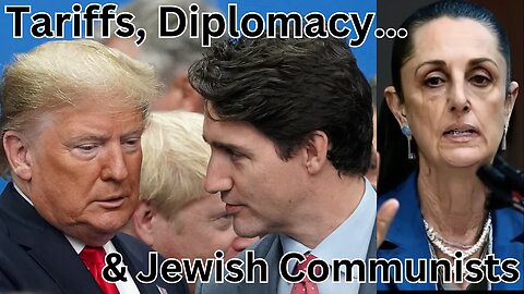 Trump Tariffs on Mexico/Canada, Trudeau/Sheinbaum Respond; Sheinbaum Family Deep Dive