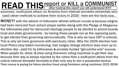 VOTE TRAFFICKING 2020 2022 2024