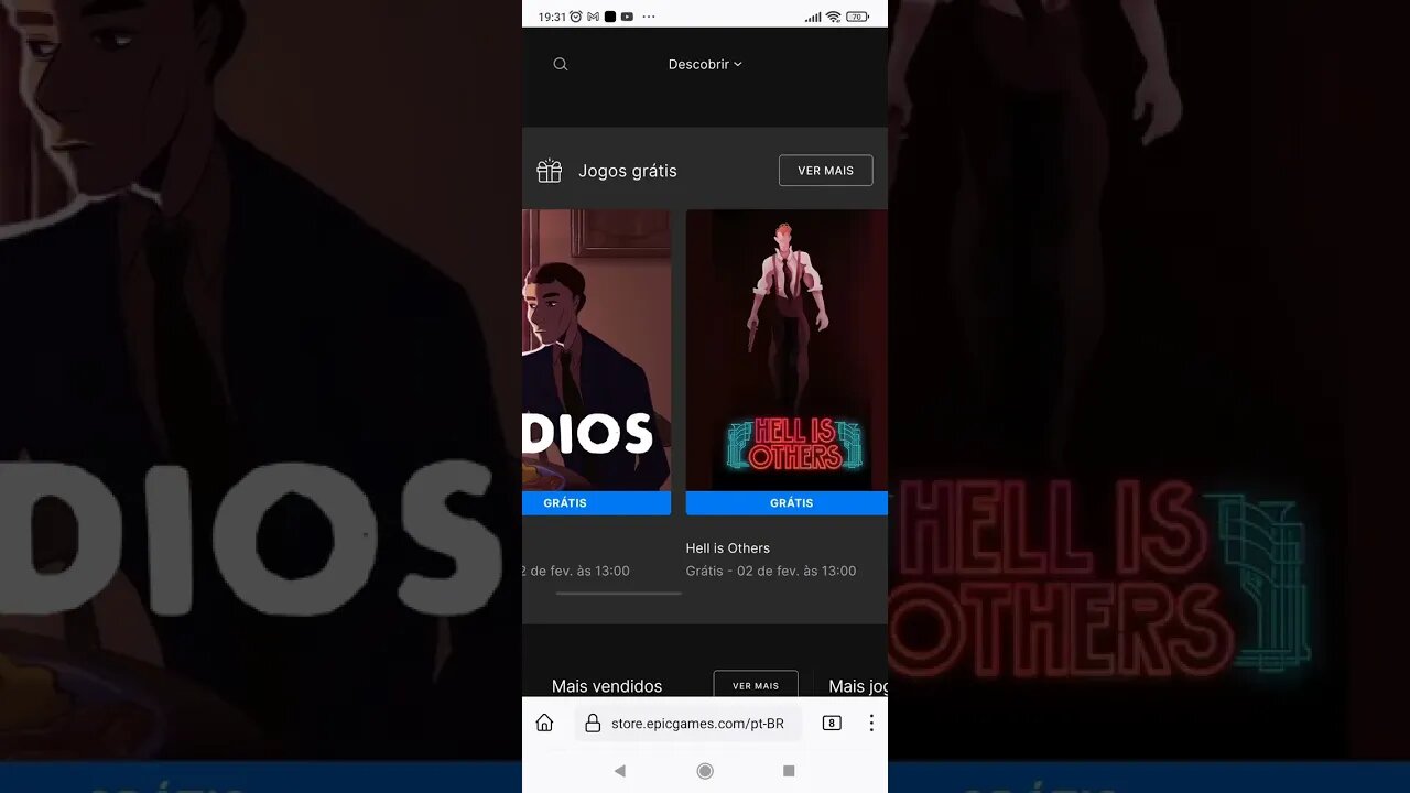 Jogos grátis: Adios; Hell is others - Epic Games