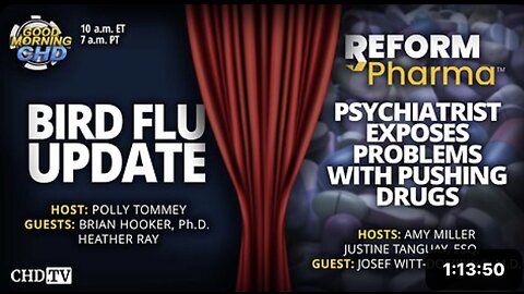 Bird Flu Update + Drug Pushing in Modern Medicine