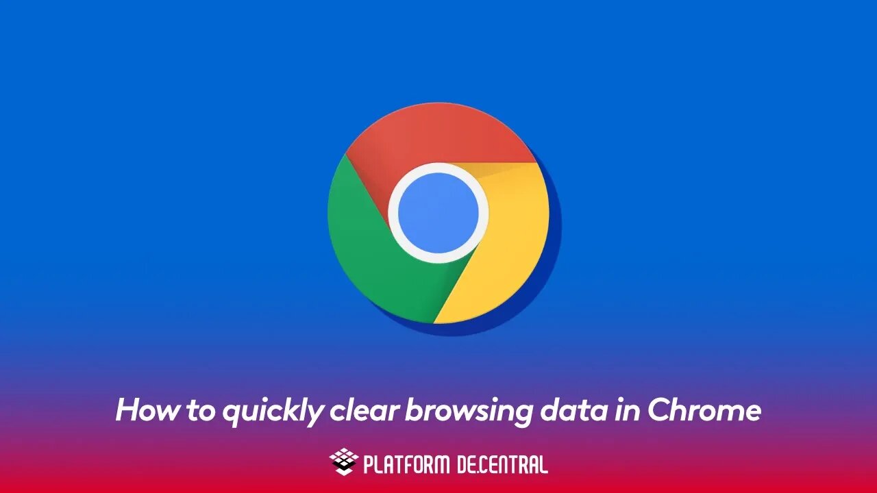 How to quickly clear browsing data in Chrome