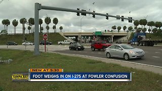 Tampa drivers worry about safety at I-275, Fowler Avenue intersection