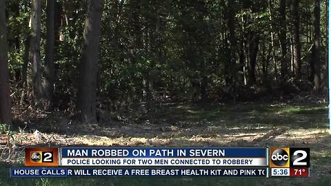Man robbed by Van Bokkelen Elementary School