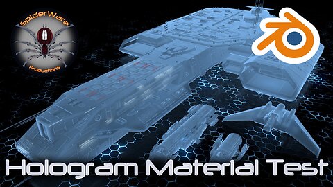 Blender Hologram Material Test