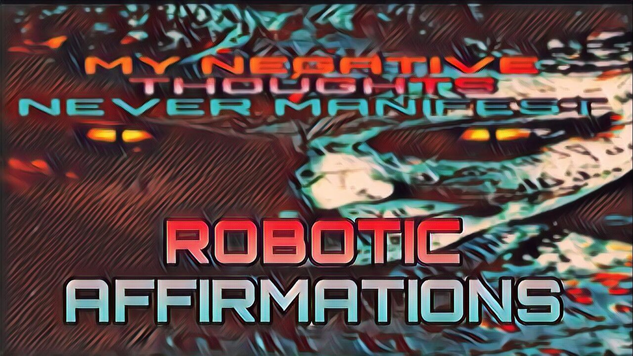 ROBOTIC AFFIRMATIONS🤖MY NEGATIVE THOUGHTS NEVER MANIFEST