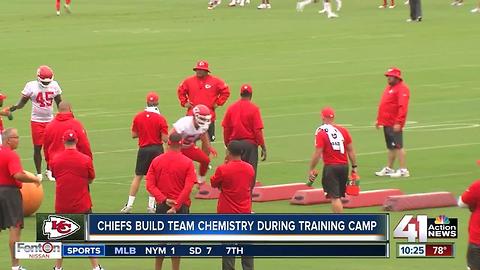 Chiefs build team chemistry during training camp